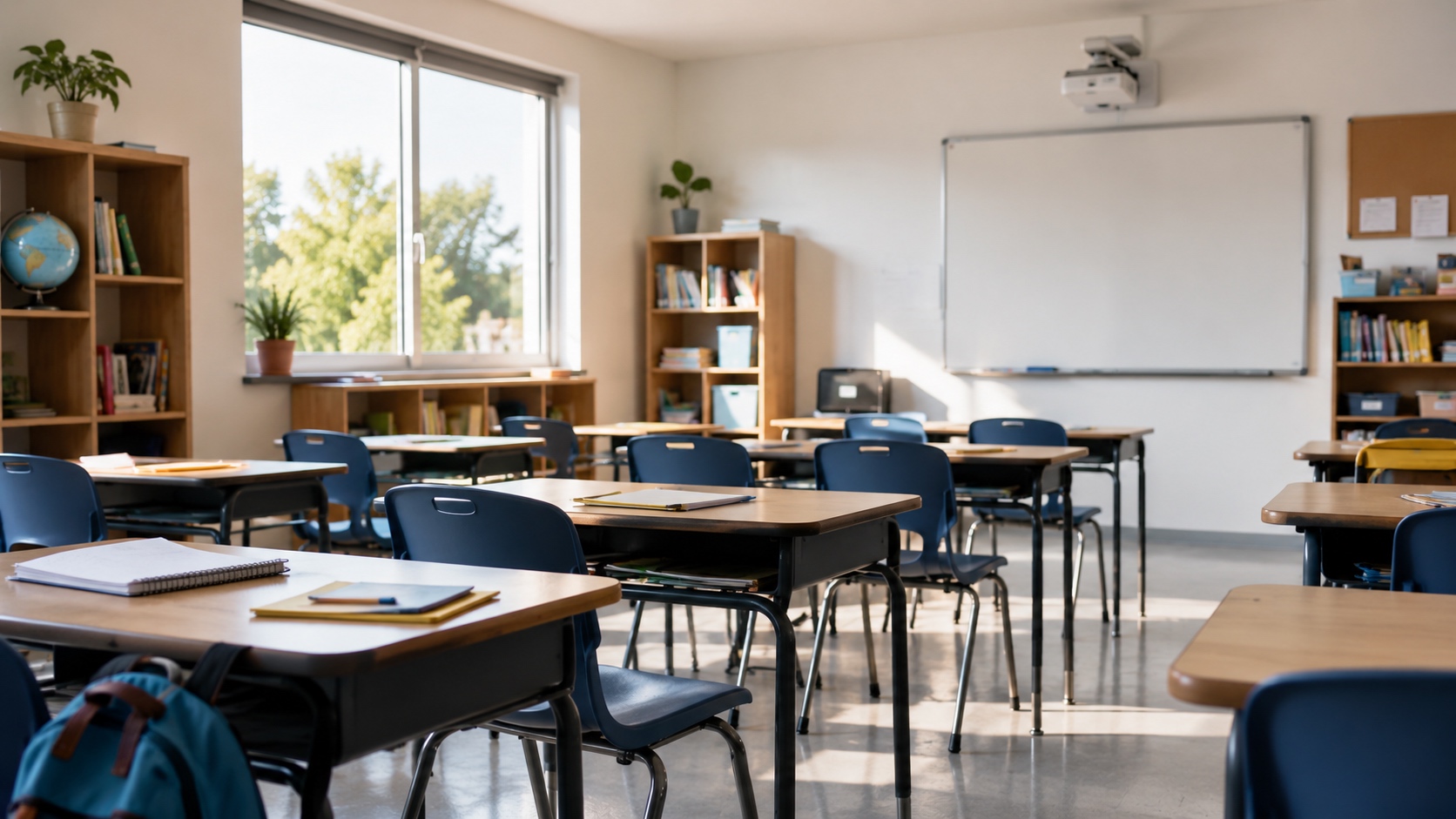 Aula equipada para actividades educativas y culturales